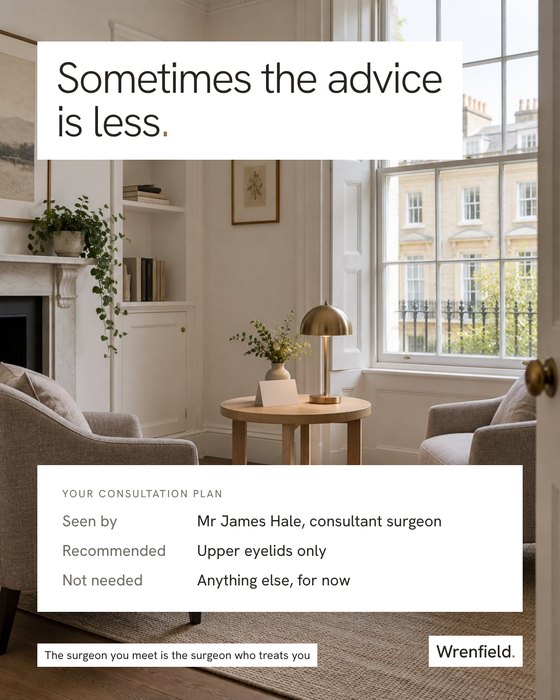 Consultation plan: Sometimes the advice is less.