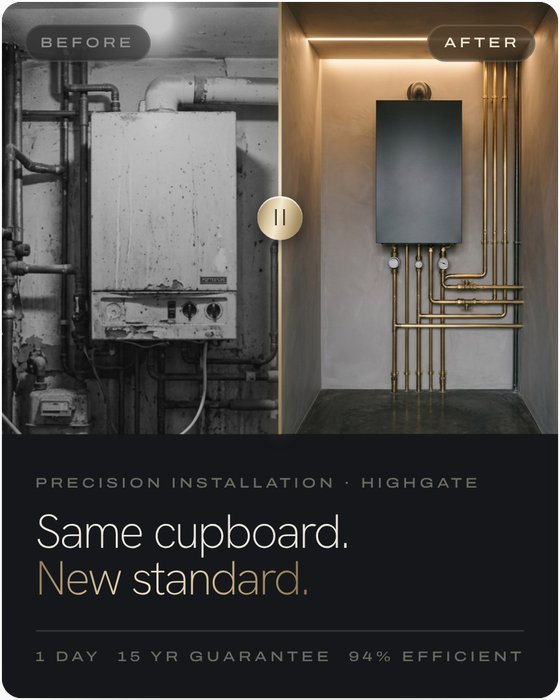 Before and after: Same cupboard. New standard.
